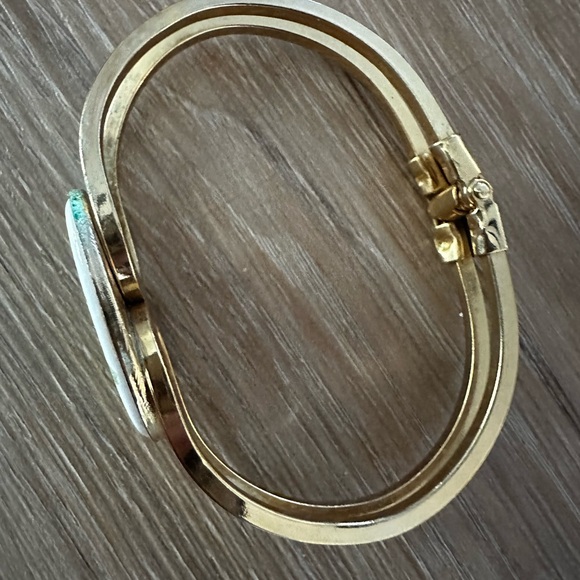 Vintage 80s Avon Brooch with HandPainted Ceramic Bracelet - Picture 5 of 5